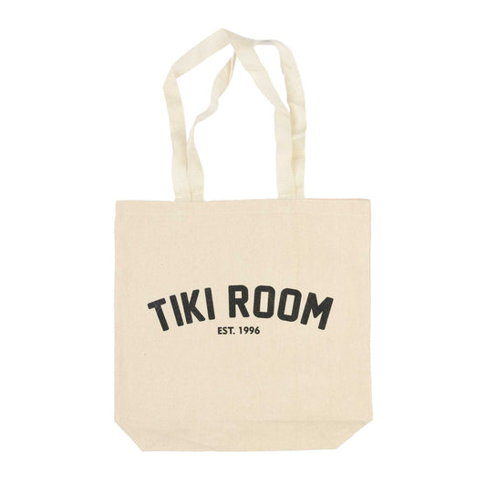 Tiki Room Arch Logo Basic Tote, natural - Tiki Room Skateboards - 1