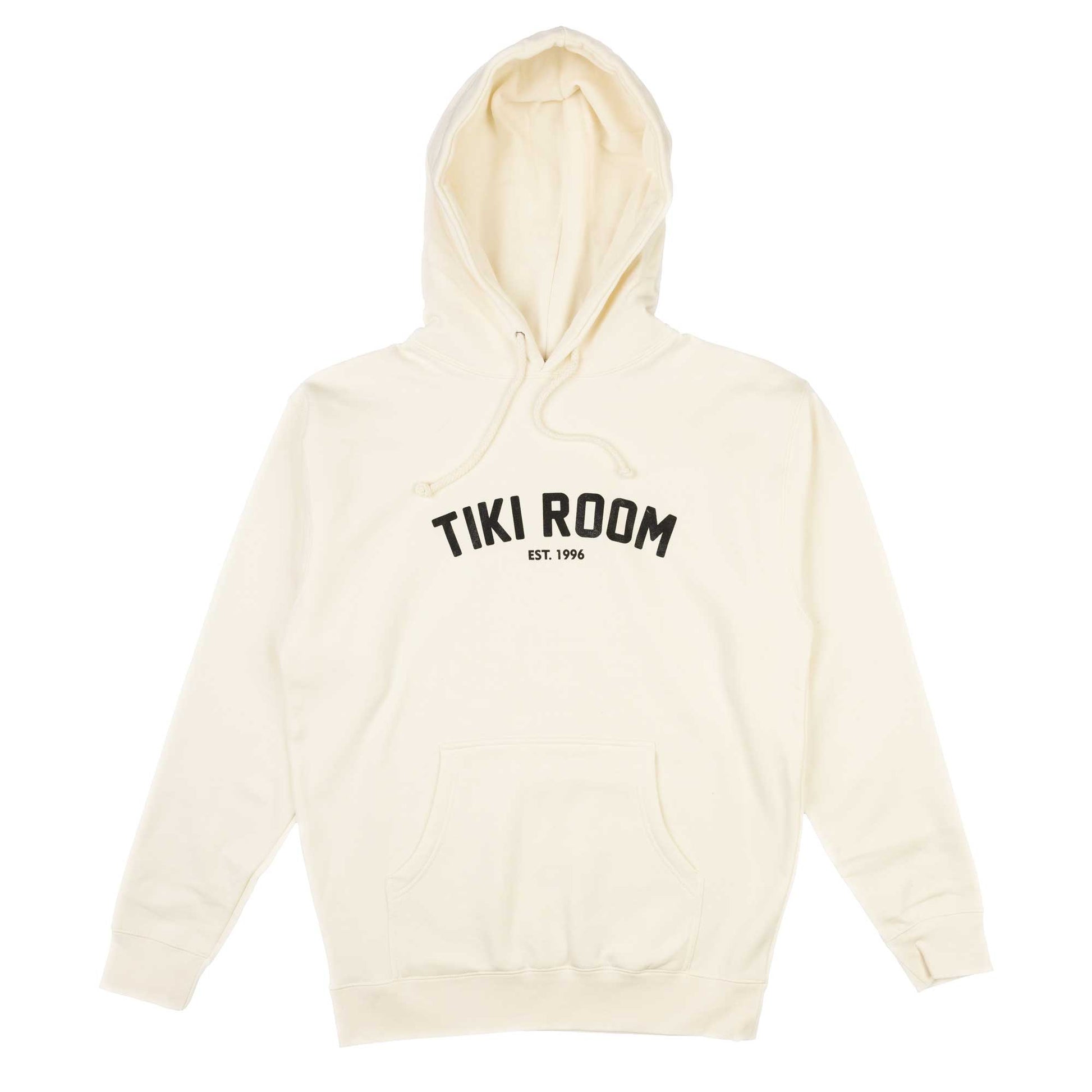 Tiki Room Arch Logo Hood, cream - Tiki Room Skateboards - 1