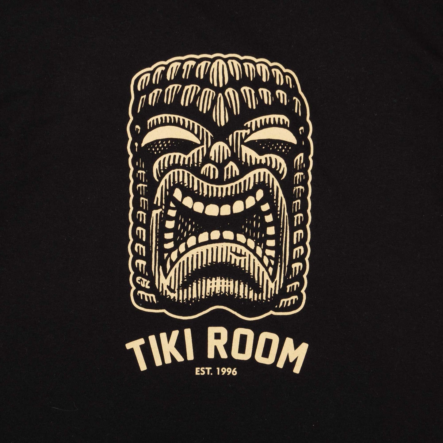 Tiki Room Kona Tee, black - Tiki Room Skateboards - 3