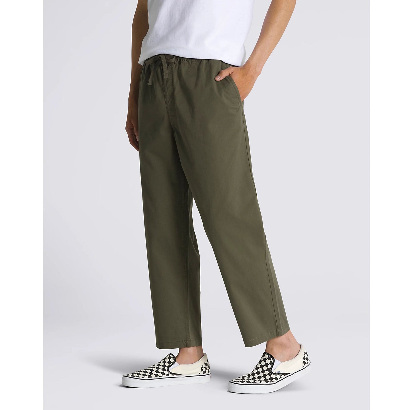 Vans Range Loose Cropped Elastic Waist Pant, grape leaf - Tiki Room Skateboards - 4