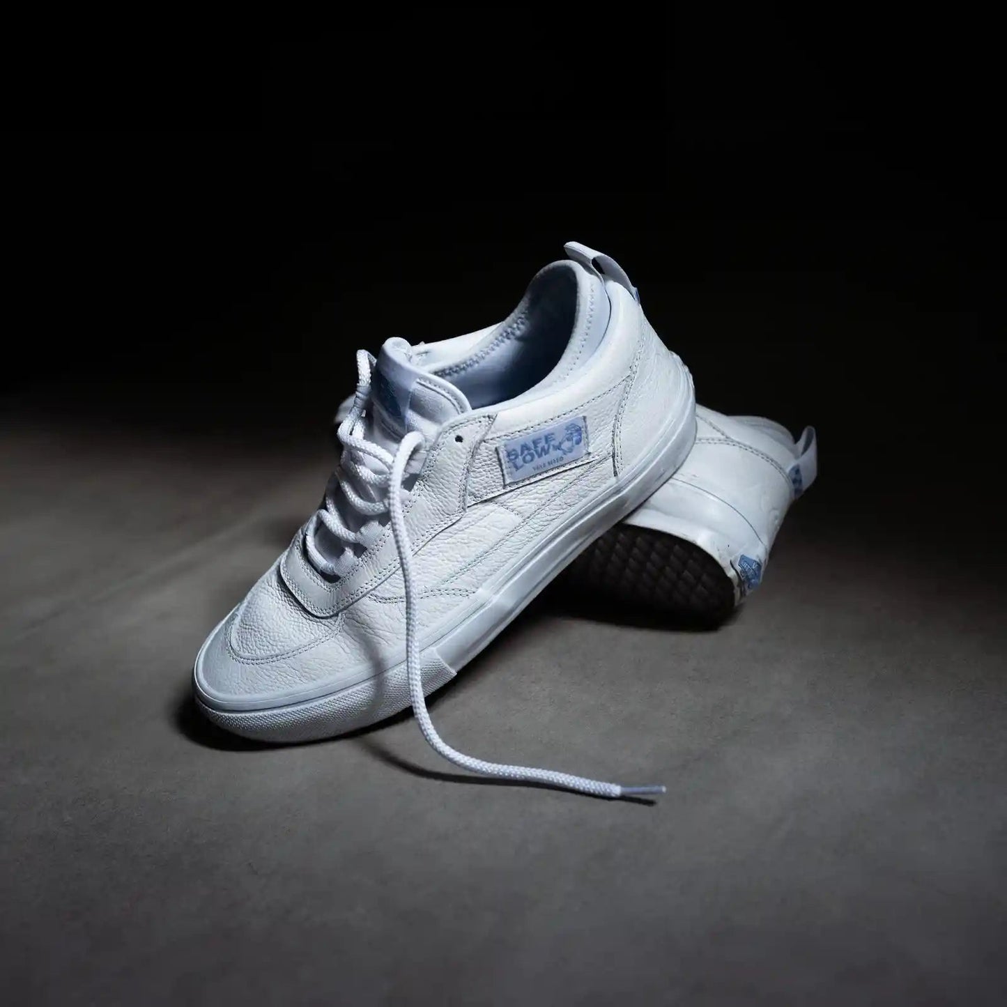 Vans Safe Low, Rory white leather - Tiki Room Skateboards - 8