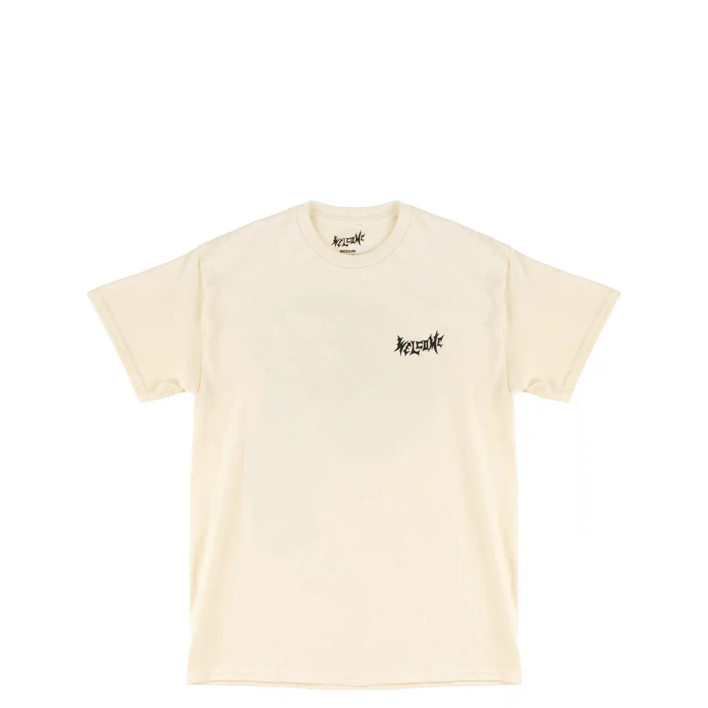 Welcome Sloth Tee, bone/sage - Tiki Room Skateboards - 3