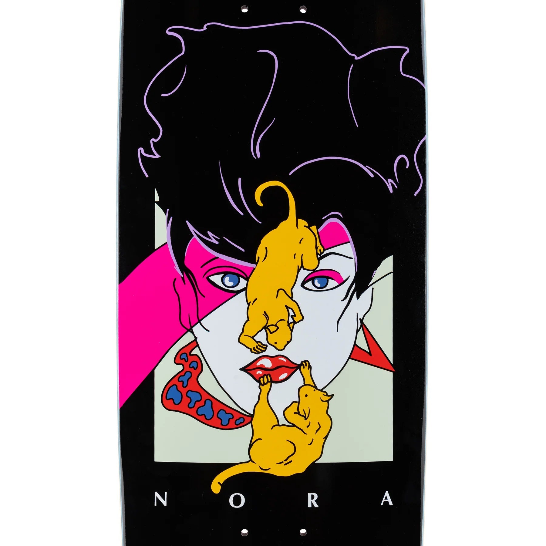 Welcome Special Effects Nora Sphynx Deck (8.8”) - Tiki Room Skateboards - 5