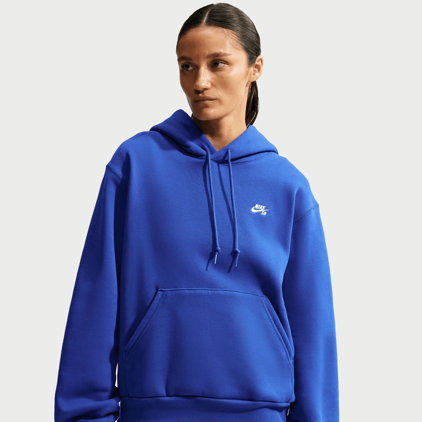 Nike SB Essential Fleece Pullover Skate Hoodie, old royal/white