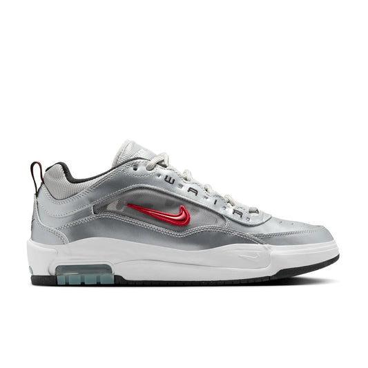 Nike SB Air Max Ishod Premium, metallic silver/varsity red