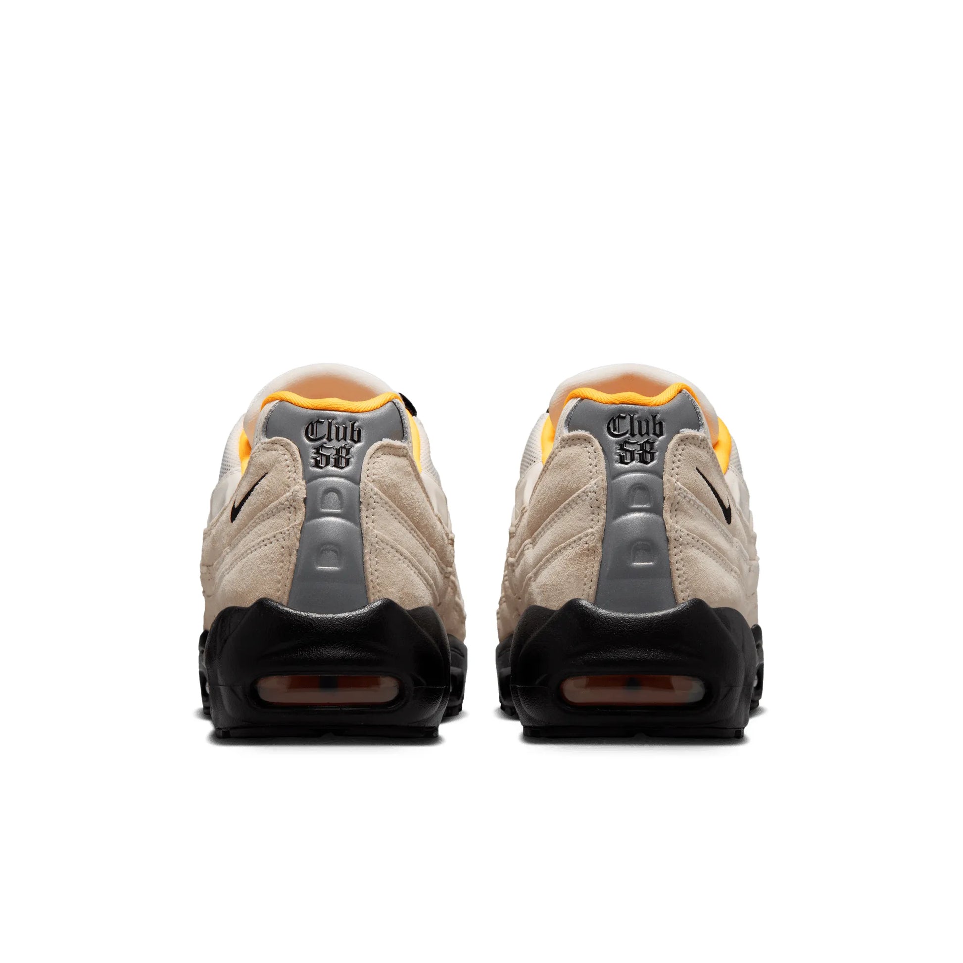 Nike SB Air Max 95, sail/black-laser orange — available at TIKI ROOM
