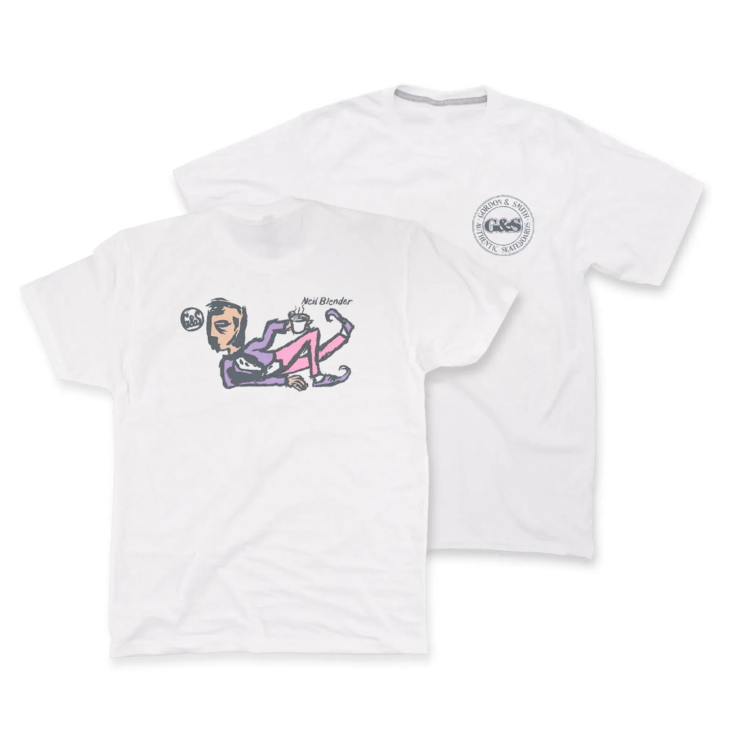 G&S Coffee Break Tee, white