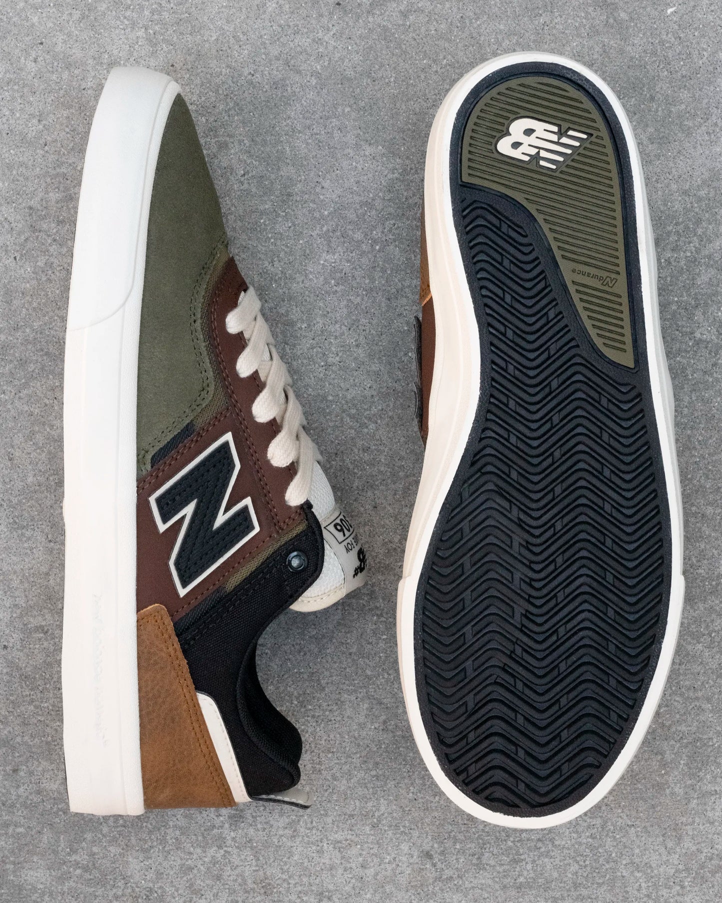 New Balance Numeric 306, brown/olive — available at TIKI ROOM