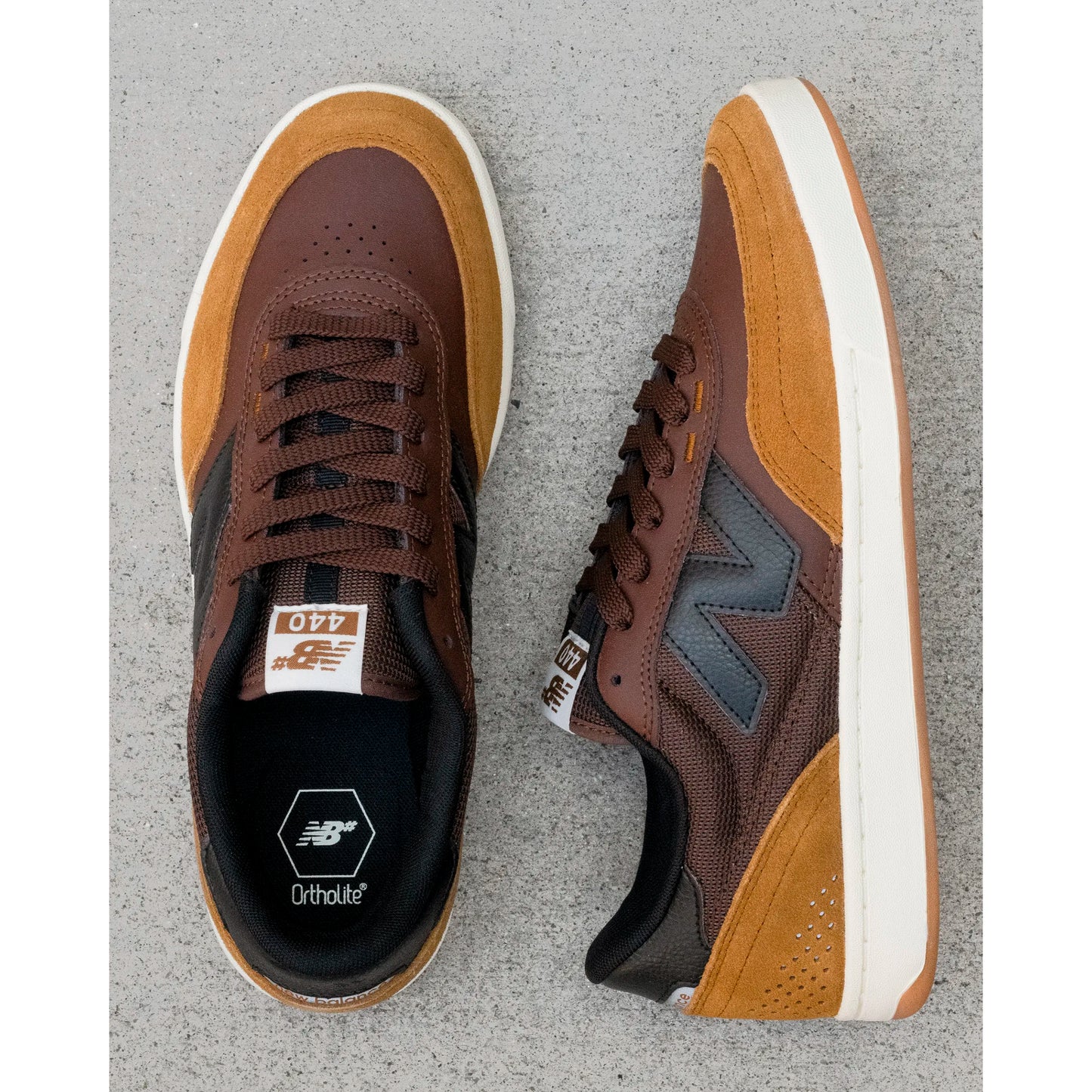 New Balance Numeric 440, brown/black