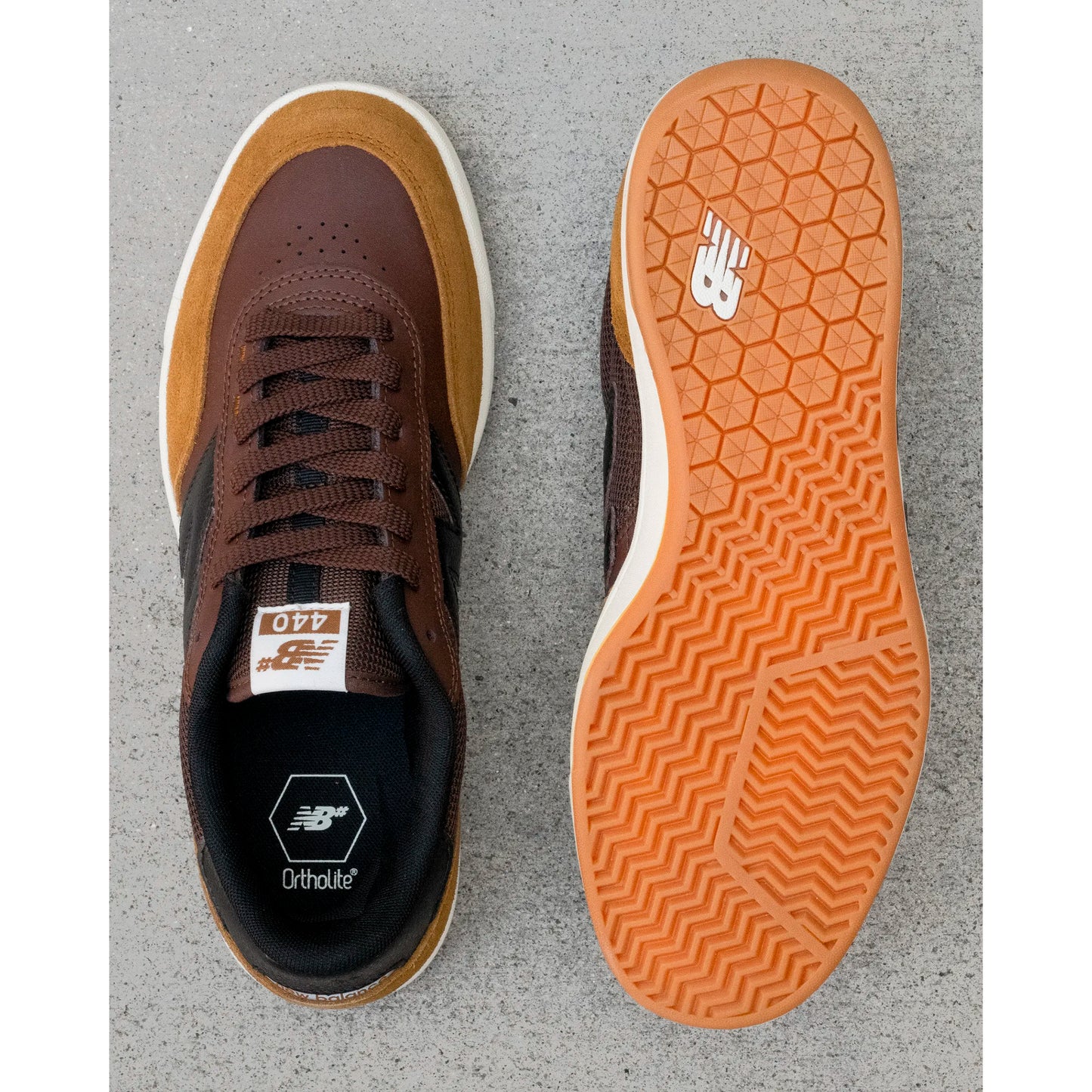New Balance Numeric 440, brown/black