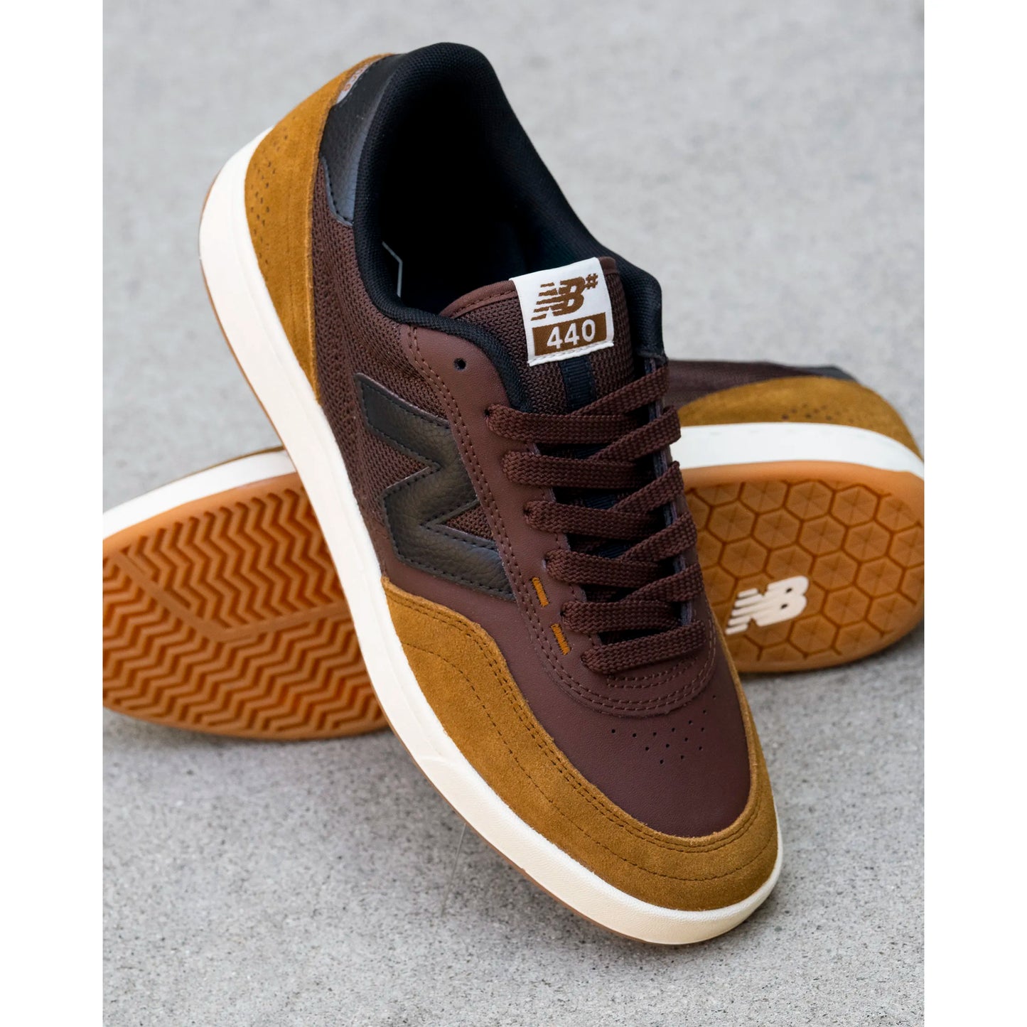 New Balance Numeric 440, brown/black