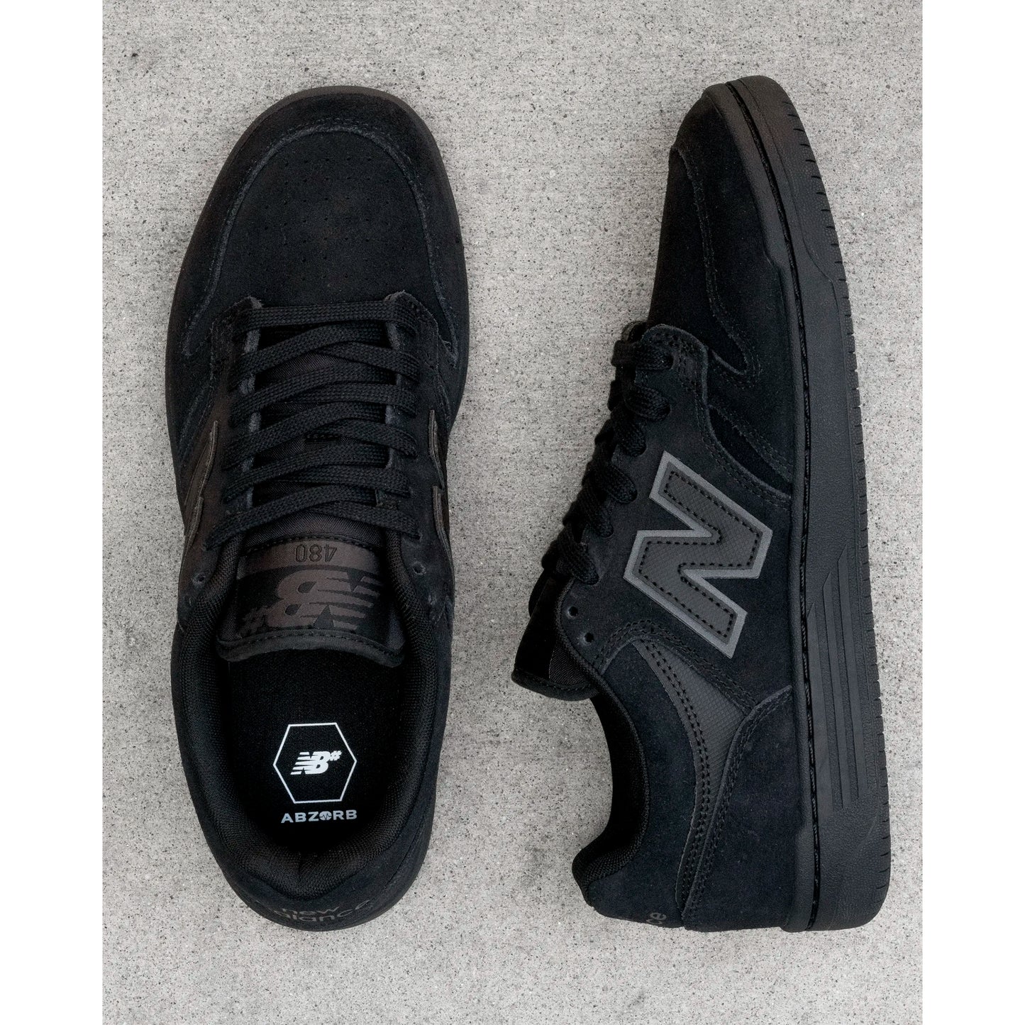 New Balance Numeric 480, black/black