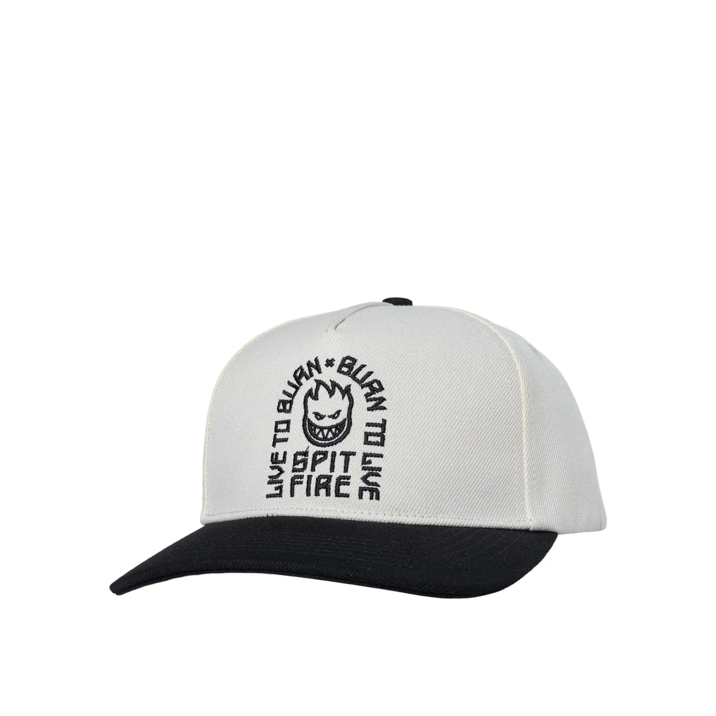 Spitfire LTB Arch Snapback, off white/black