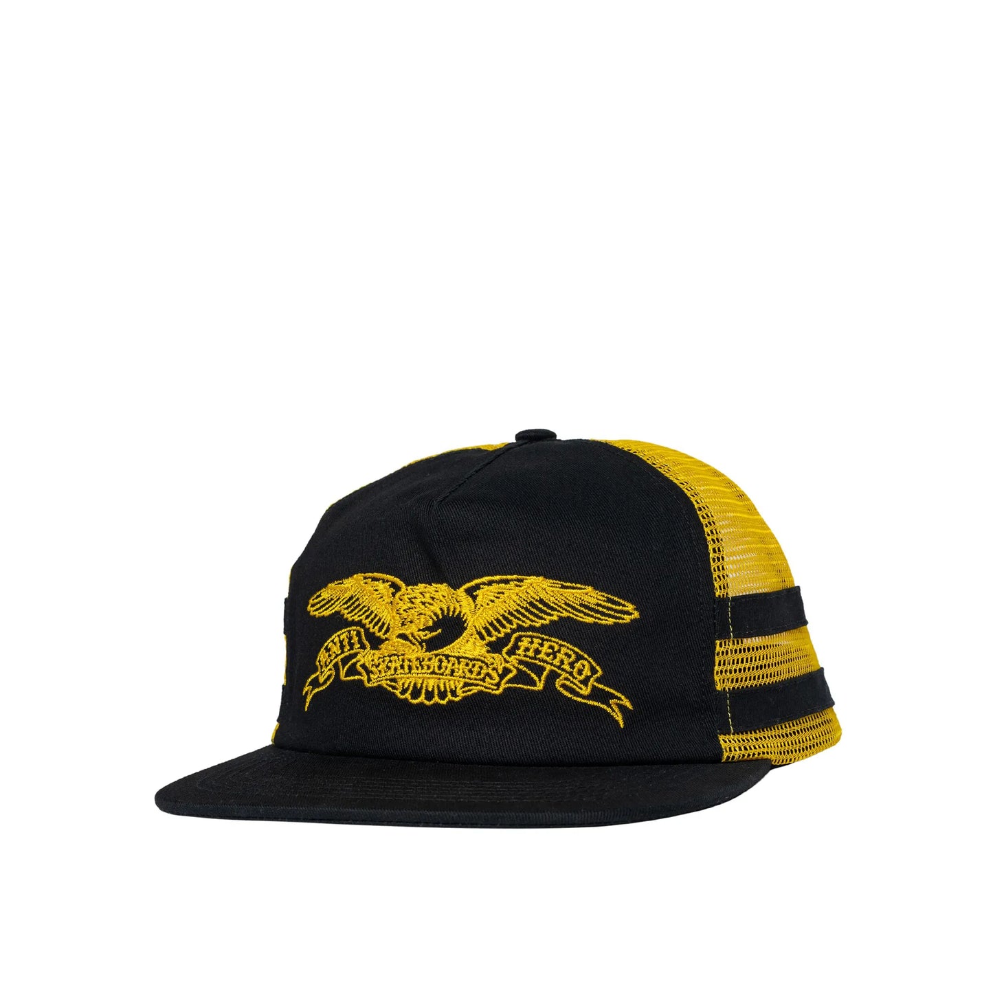 Anti Hero Basic Eagle Snapback, black /yellow