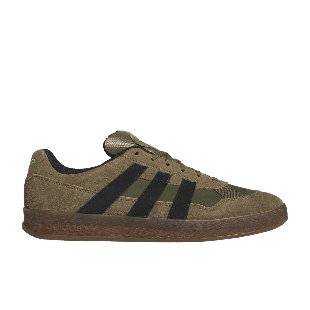 Adidas Aloha Super, olive strata/core black/gum5 - Tiki Room Skateboards - 1