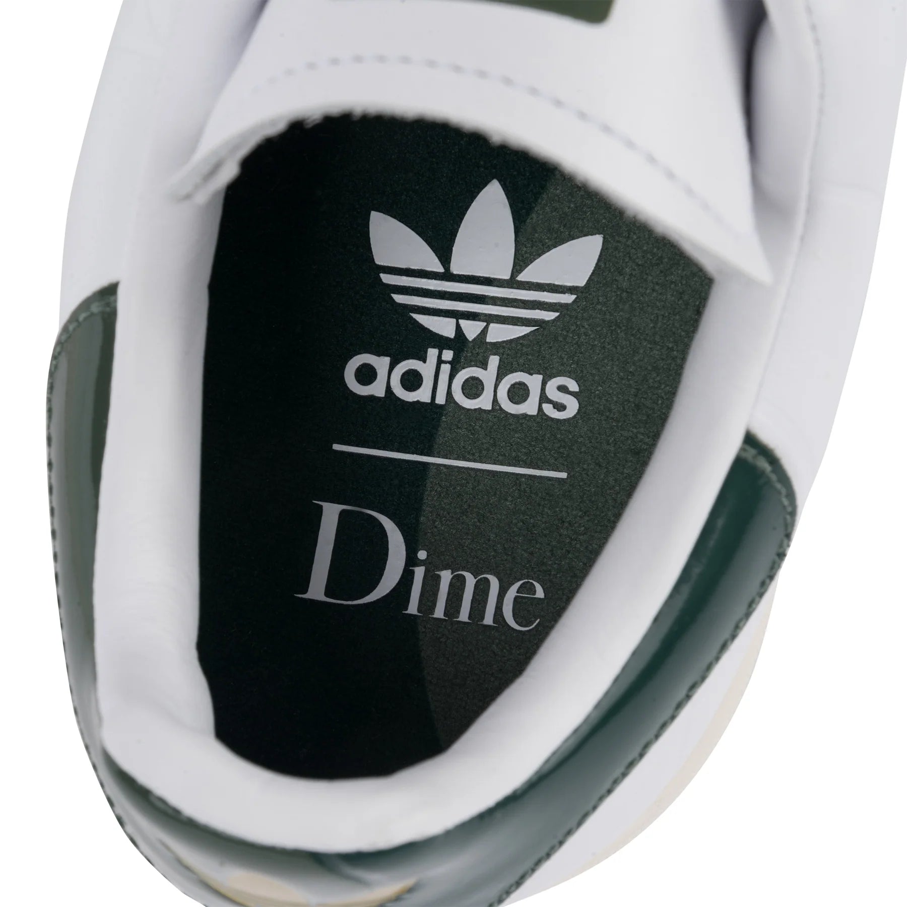 Adidas Dime Stan Smith, cloud white / collegiate green / green oxide - Tiki Room Skateboards - 6