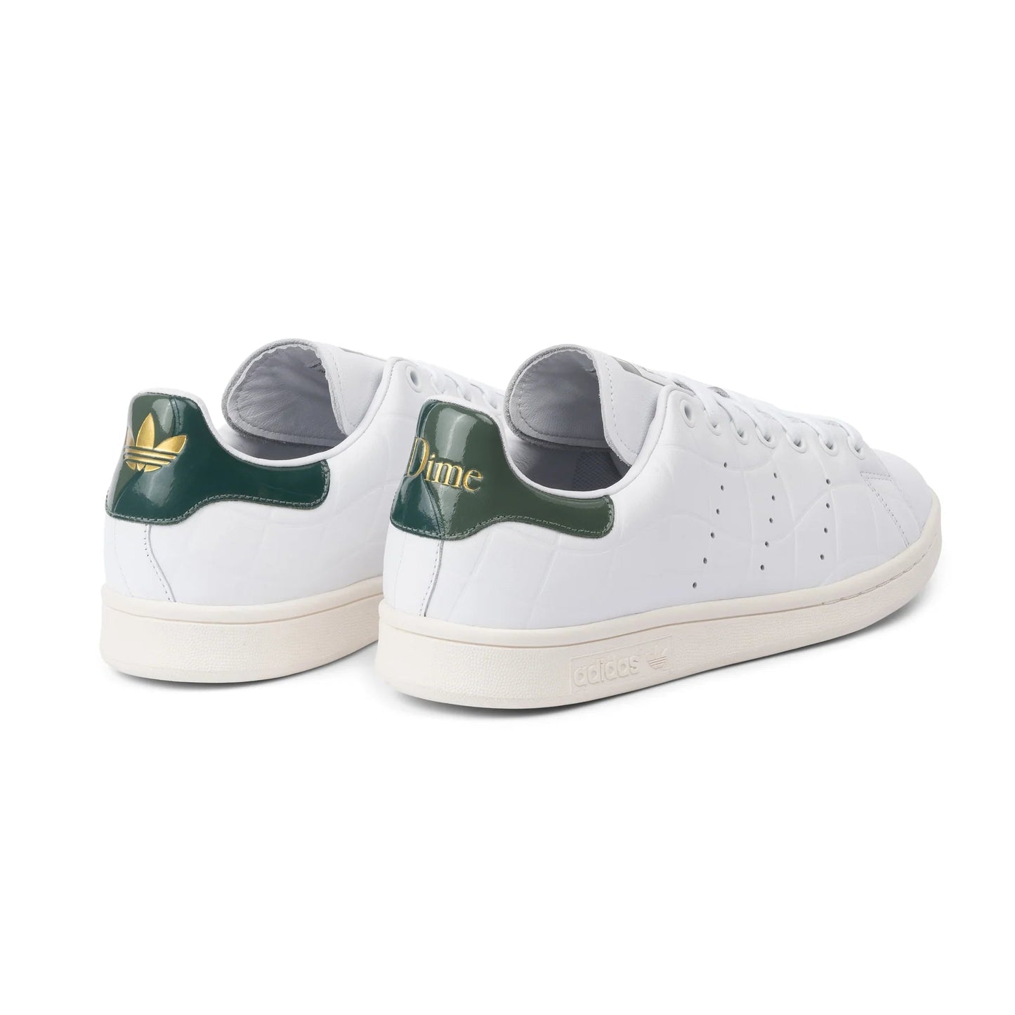 Adidas Dime Stan Smith, cloud white / collegiate green / green oxide - Tiki Room Skateboards - 3