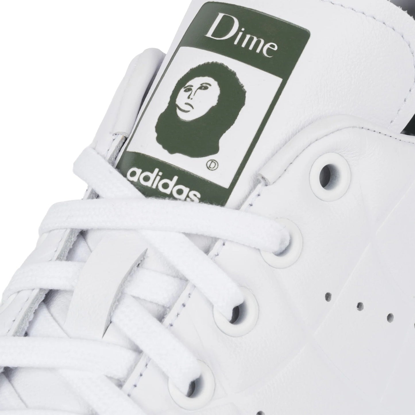 Adidas Dime Stan Smith, cloud white / collegiate green / green oxide - Tiki Room Skateboards - 4