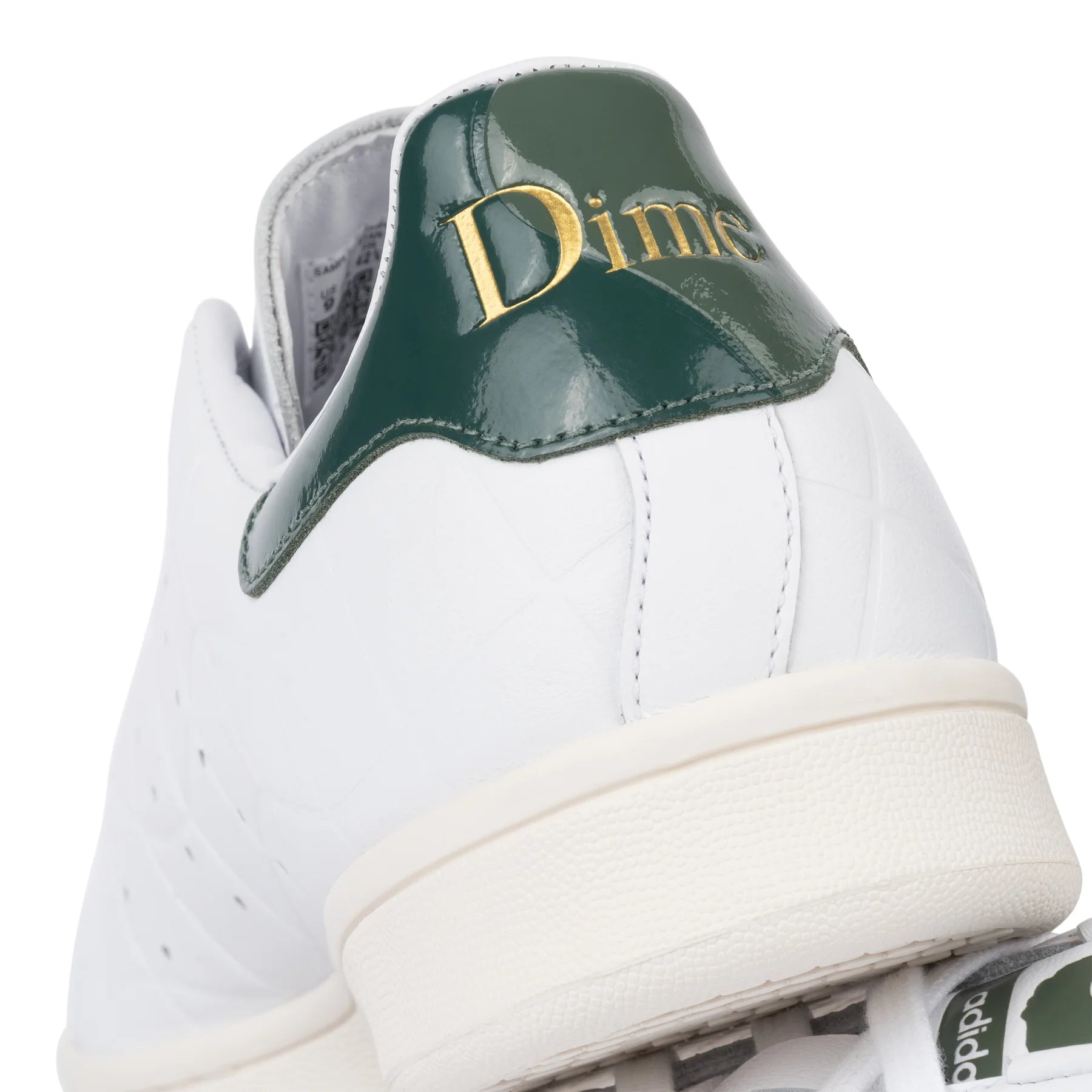 Adidas Dime Stan Smith, cloud white / collegiate green / green oxide - Tiki Room Skateboards - 5