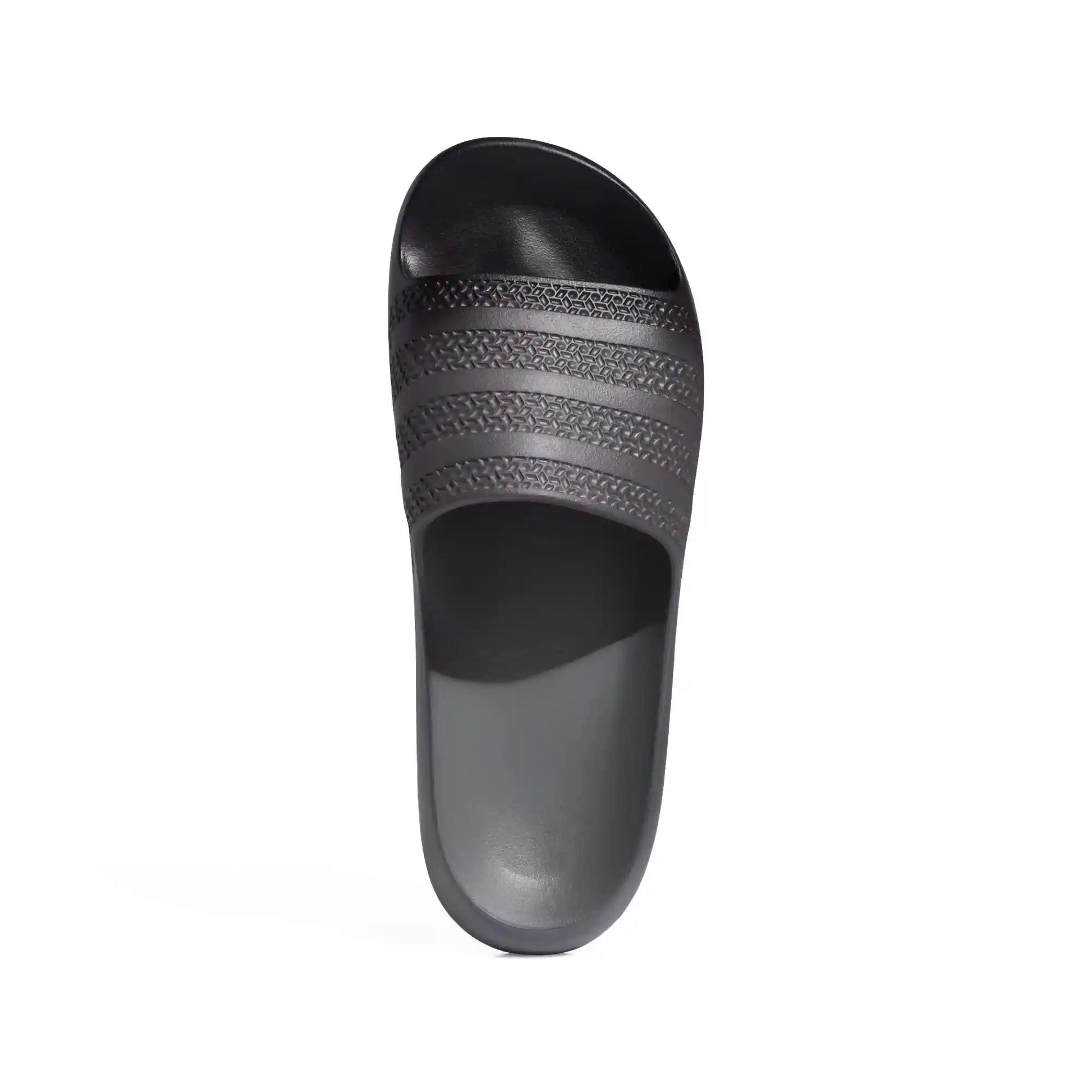 Adidas Dime Women's Ayoon Slides, core black / vista grey / gold metallic - Tiki Room Skateboards - 3