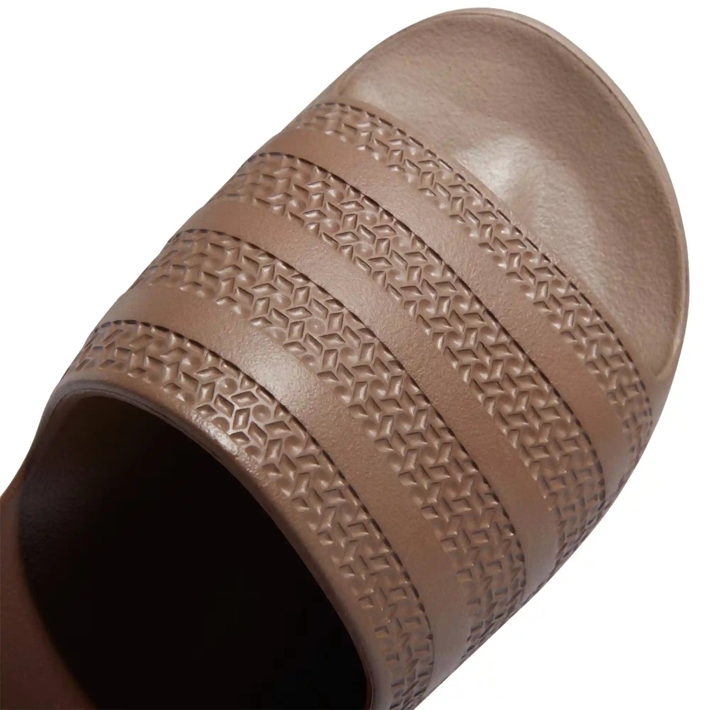 Adidas Dime Women's Ayoon Slides, simple brown / brown / gold metallic - Tiki Room Skateboards - 2