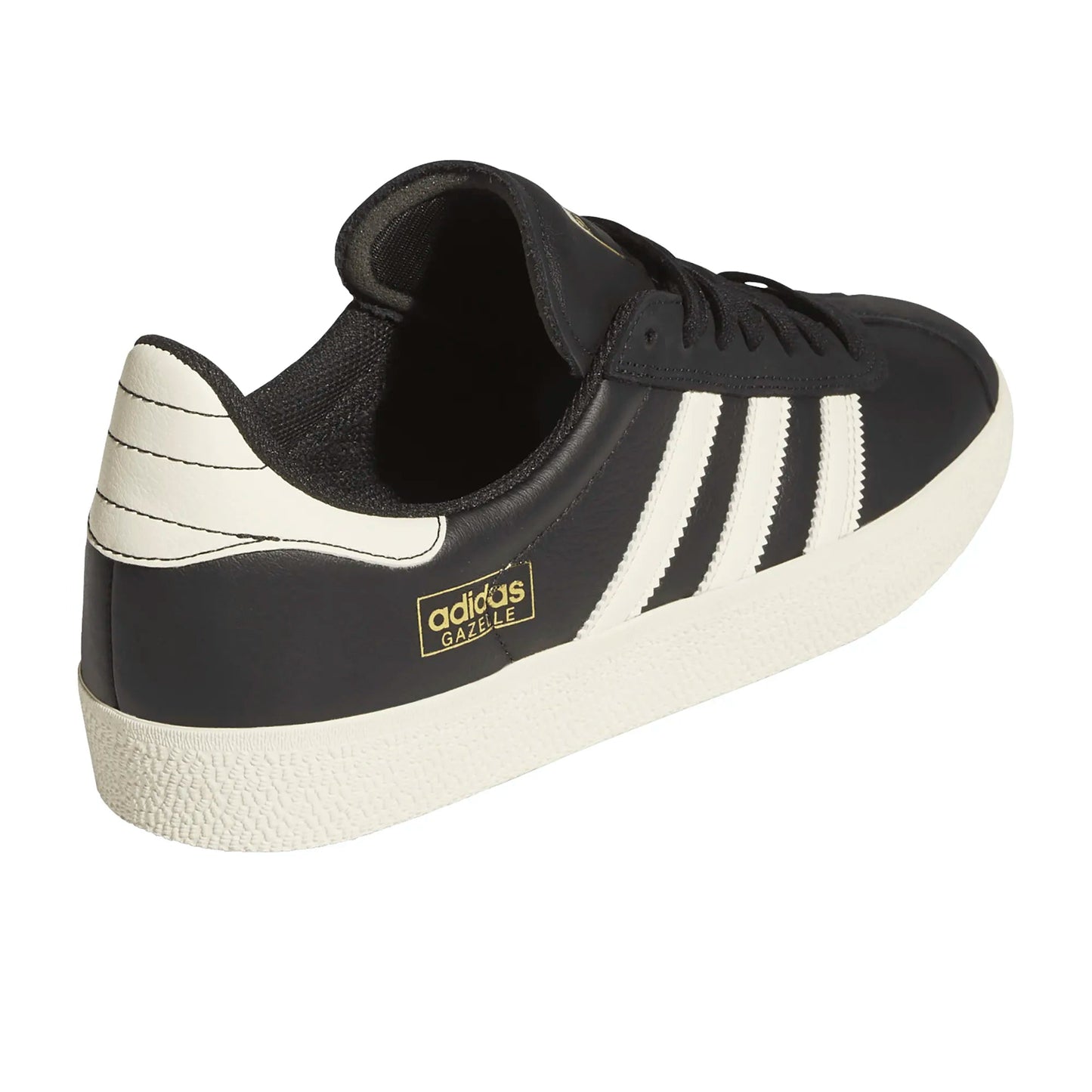Adidas Gazelle ADV, core black/cream white/gold met. - Tiki Room Skateboards - 5