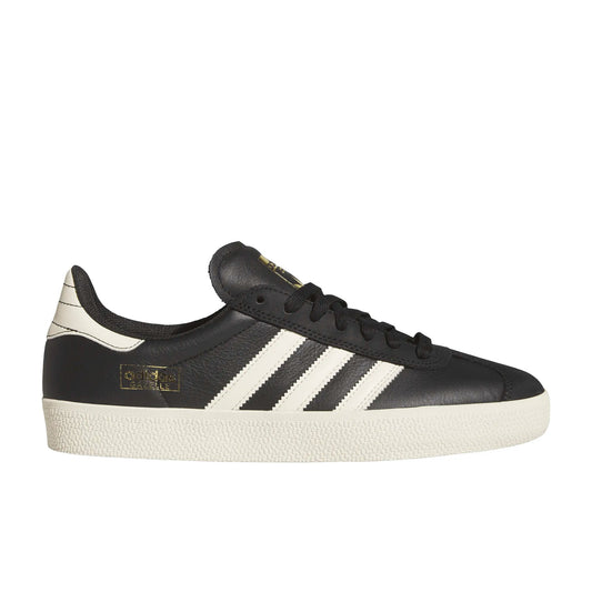 Adidas Gazelle ADV, core black/cream white/gold met. - Tiki Room Skateboards - 1