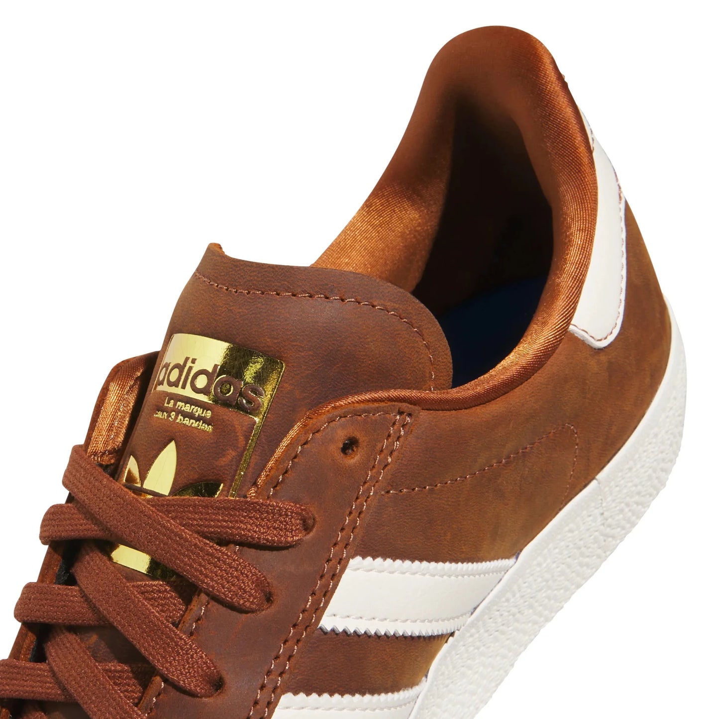 Adidas Gazelle Adv, dusky bronze/chalk white/off white - Tiki Room Skateboards - 3