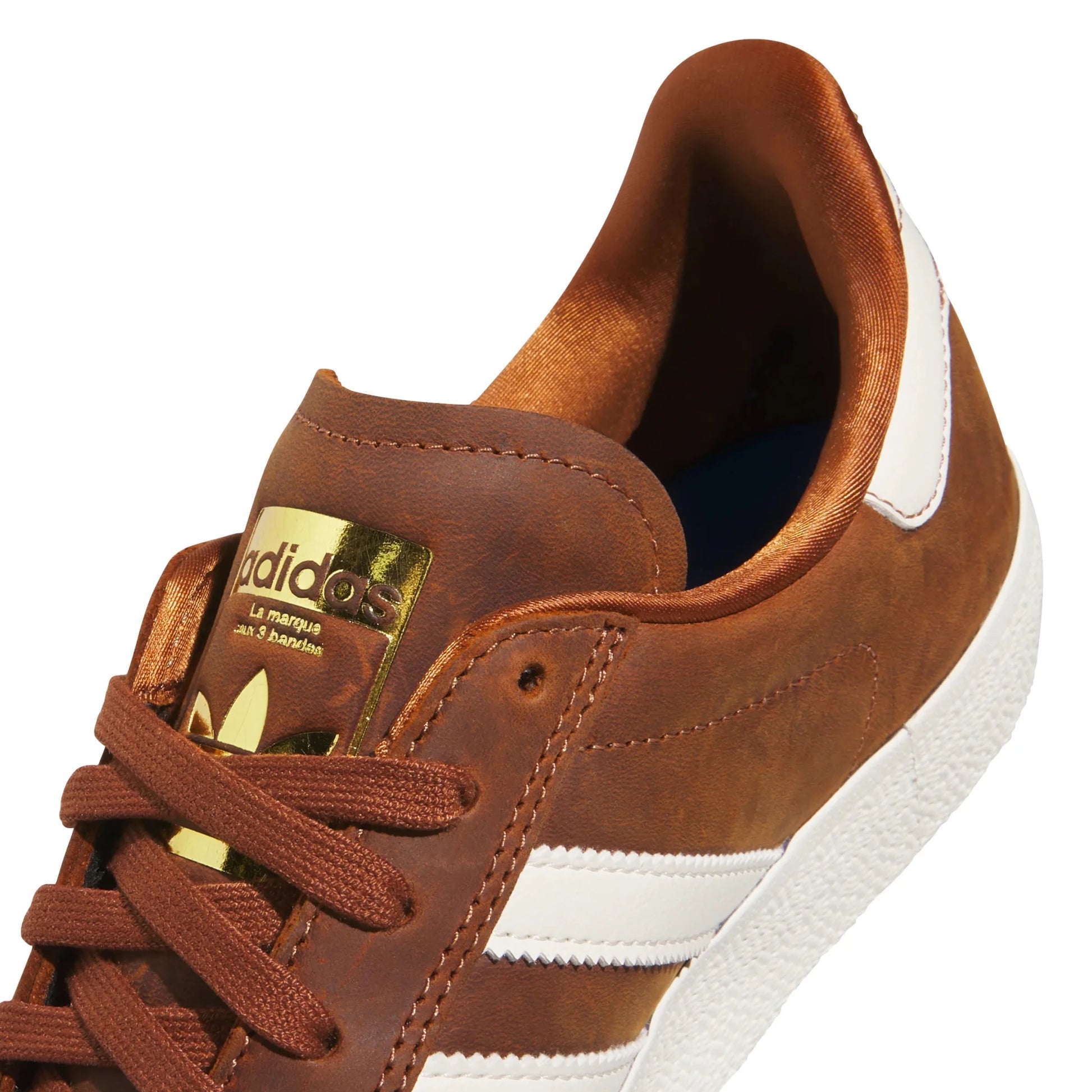 Adidas Gazelle Adv, dusky bronze/chalk white/off white - Tiki Room Skateboards - 3