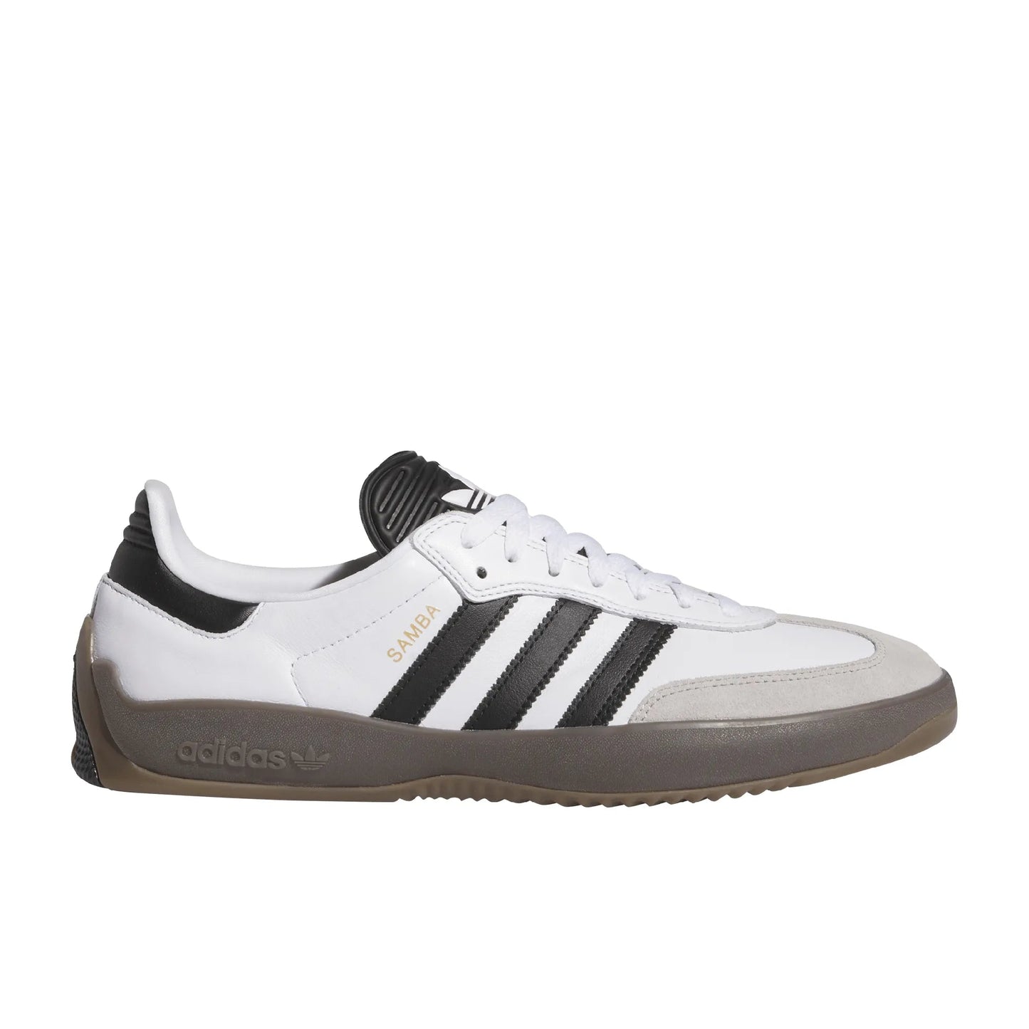 Adidas Puig Samba, ftwr white/core black/gum5 - Tiki Room Skateboards - 1