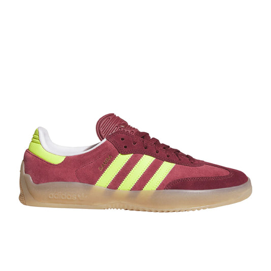 Adidas Puig Samba, maroon/semi solar yellow/shadow red - Tiki Room Skateboards - 1