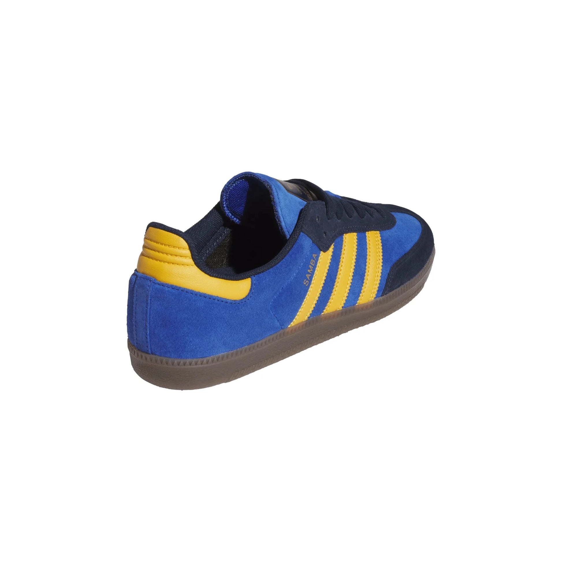 Adidas Samba Adv, collegiate navy/preloved yellow/team royal blue - Tiki Room Skateboards - 3