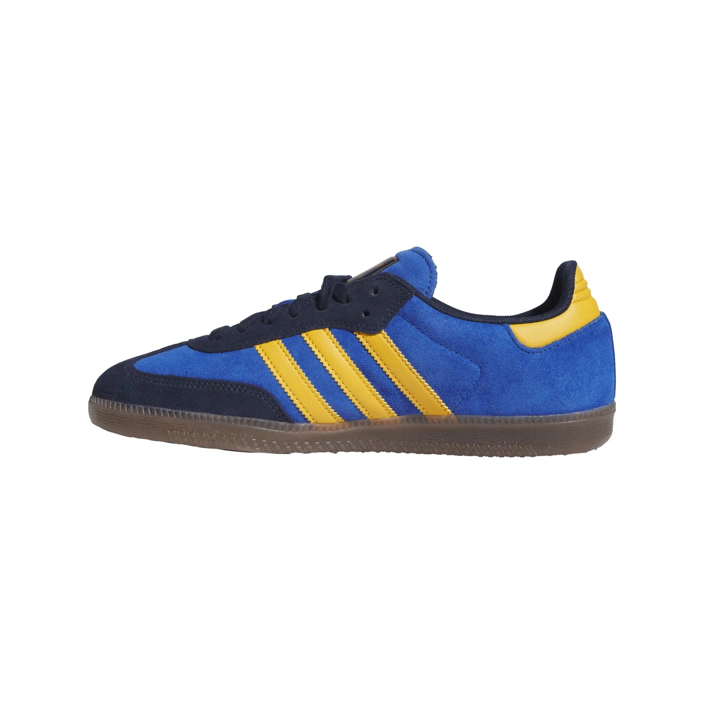 Adidas Samba Adv, collegiate navy/preloved yellow/team royal blue - Tiki Room Skateboards - 4