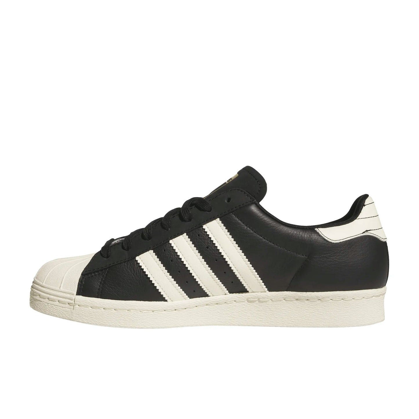 Adidas Superstar 80 ADV, core black/cream white/gold metallic - Tiki Room Skateboards - 6