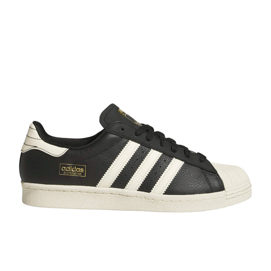 Adidas Superstar 80 ADV, core black/cream white/gold metallic - Tiki Room Skateboards - 1