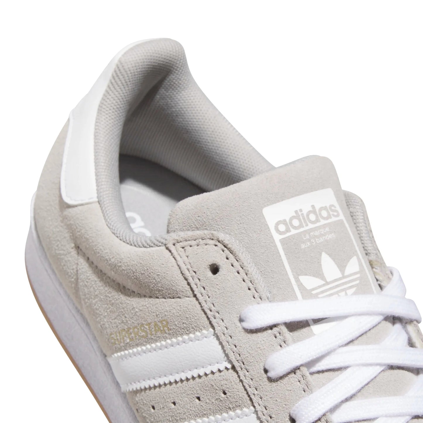 Adidas Superstar Adv, clear granite/ftwr white/gold met. - Tiki Room Skateboards - 2
