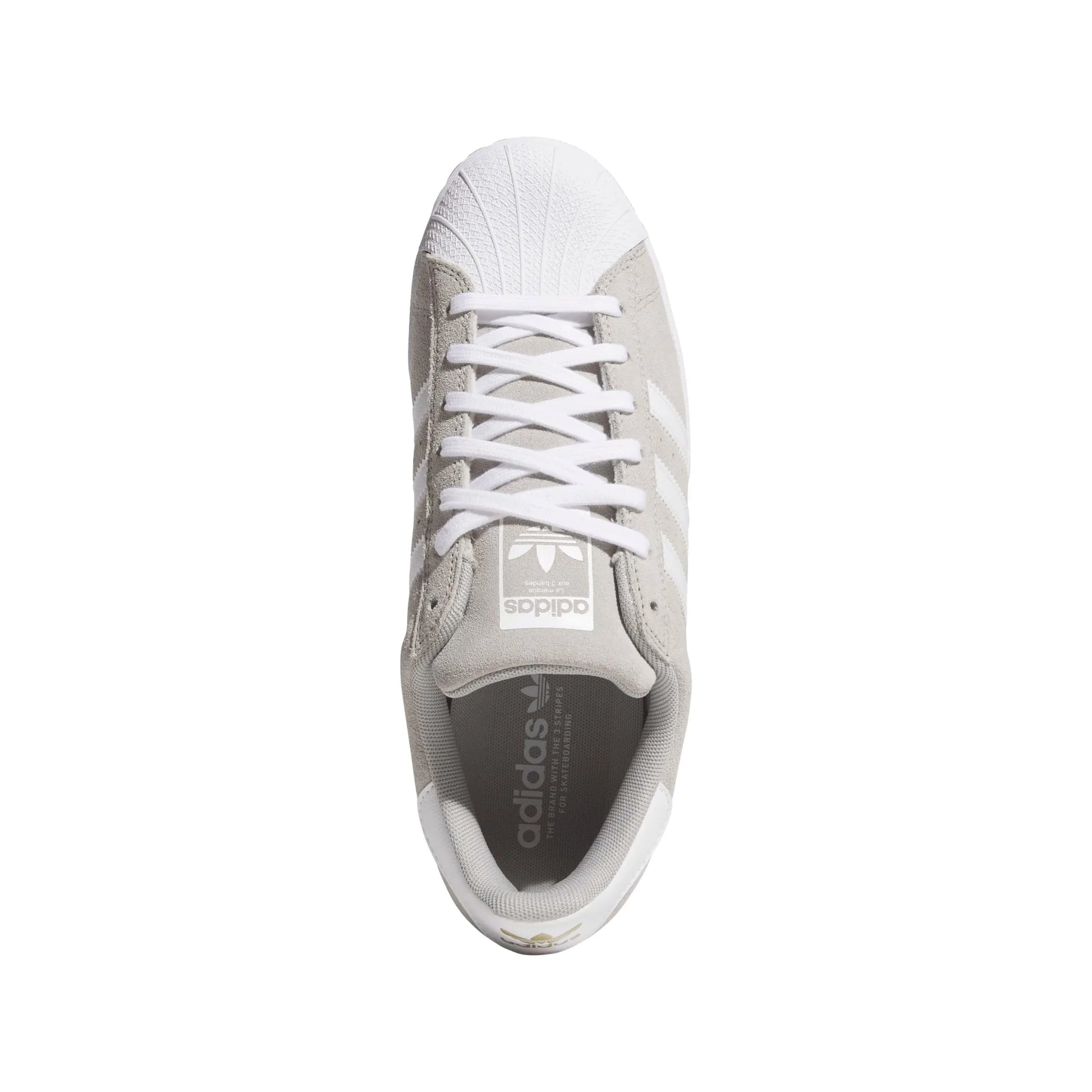 Adidas Superstar Adv, clear granite/ftwr white/gold met. - Tiki Room Skateboards - 6