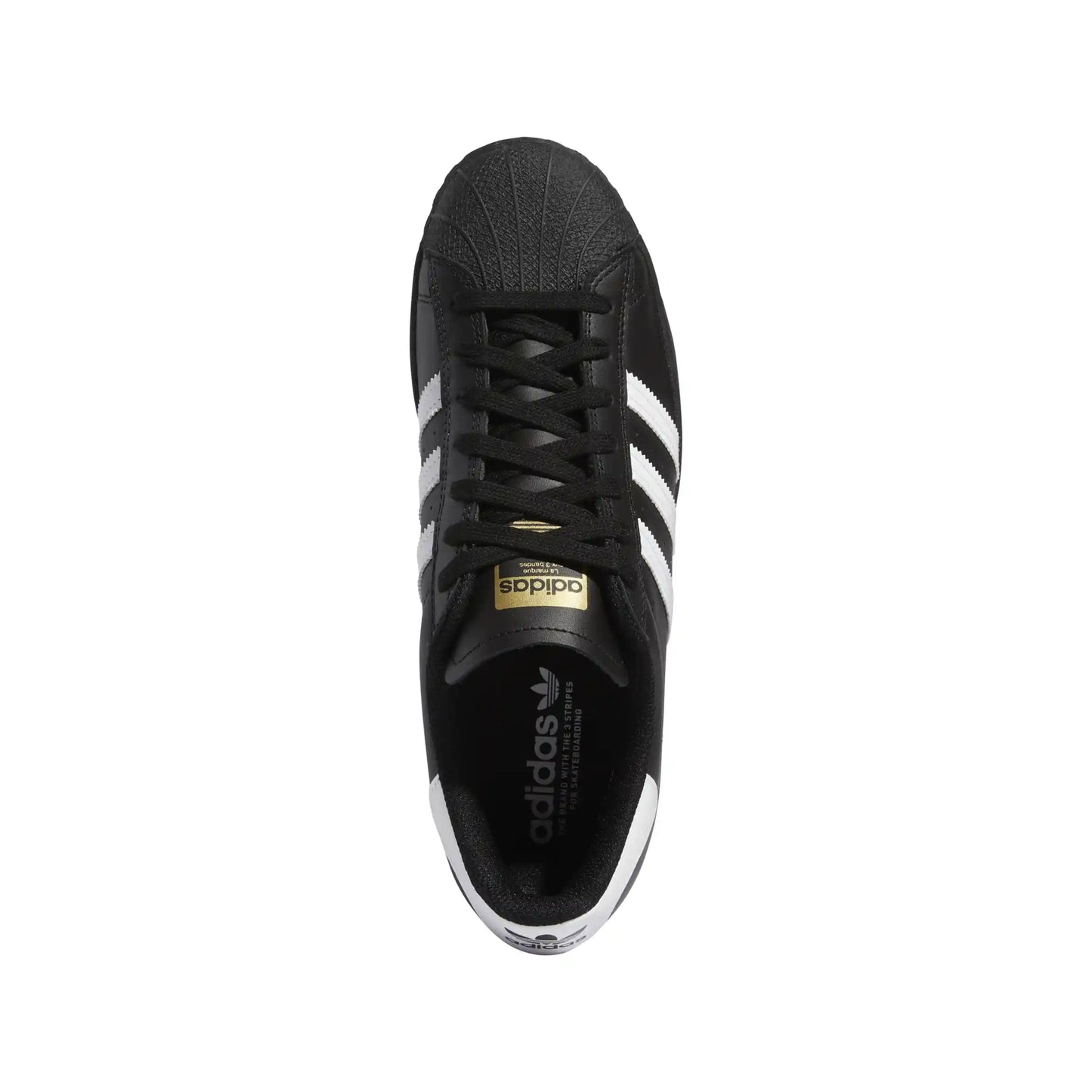 Adidas Superstar ADV, core black/ftwr white/ftwr white - Tiki Room Skateboards - 6