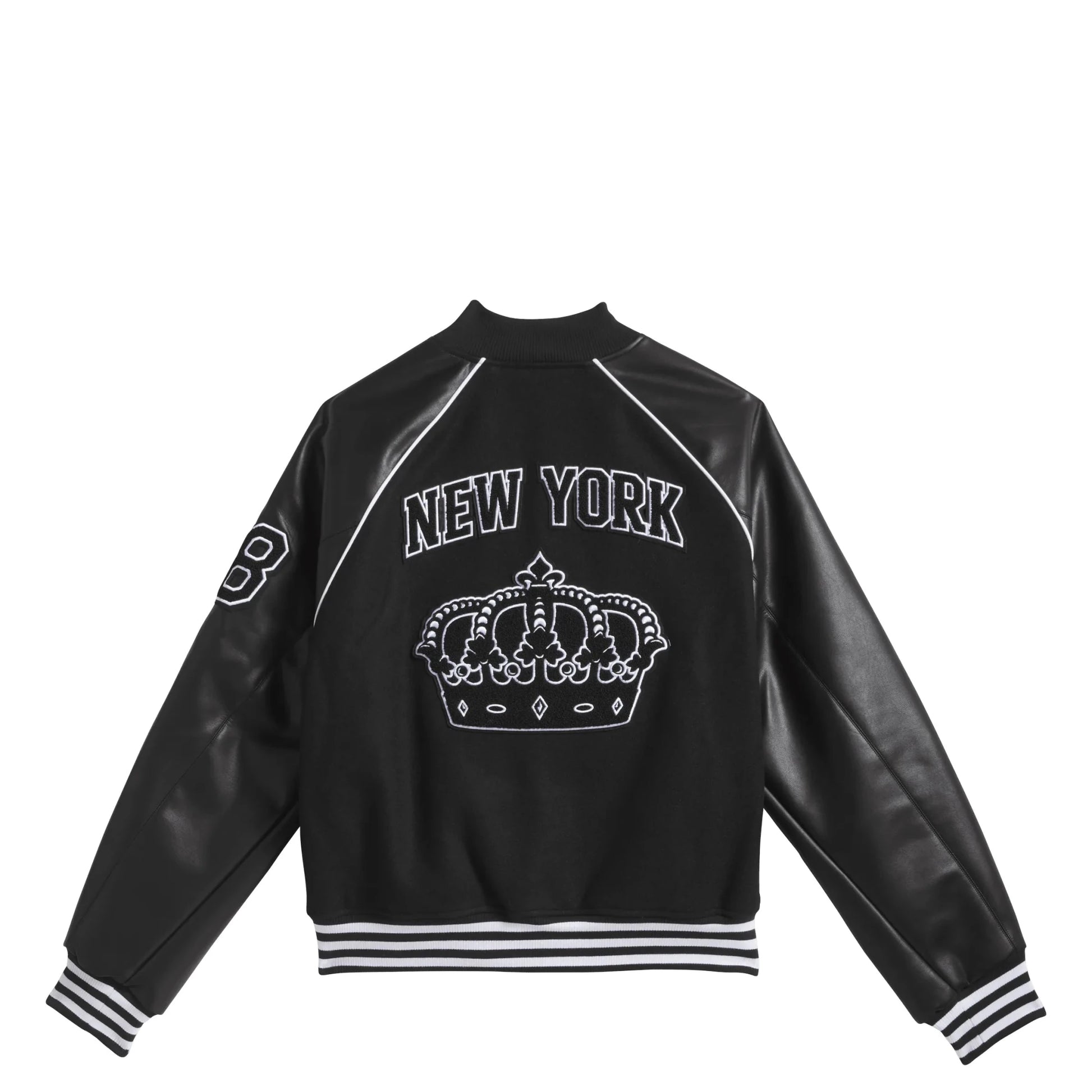 Adidas Tyshawn Jacket, black/white - Tiki Room Skateboards - 2