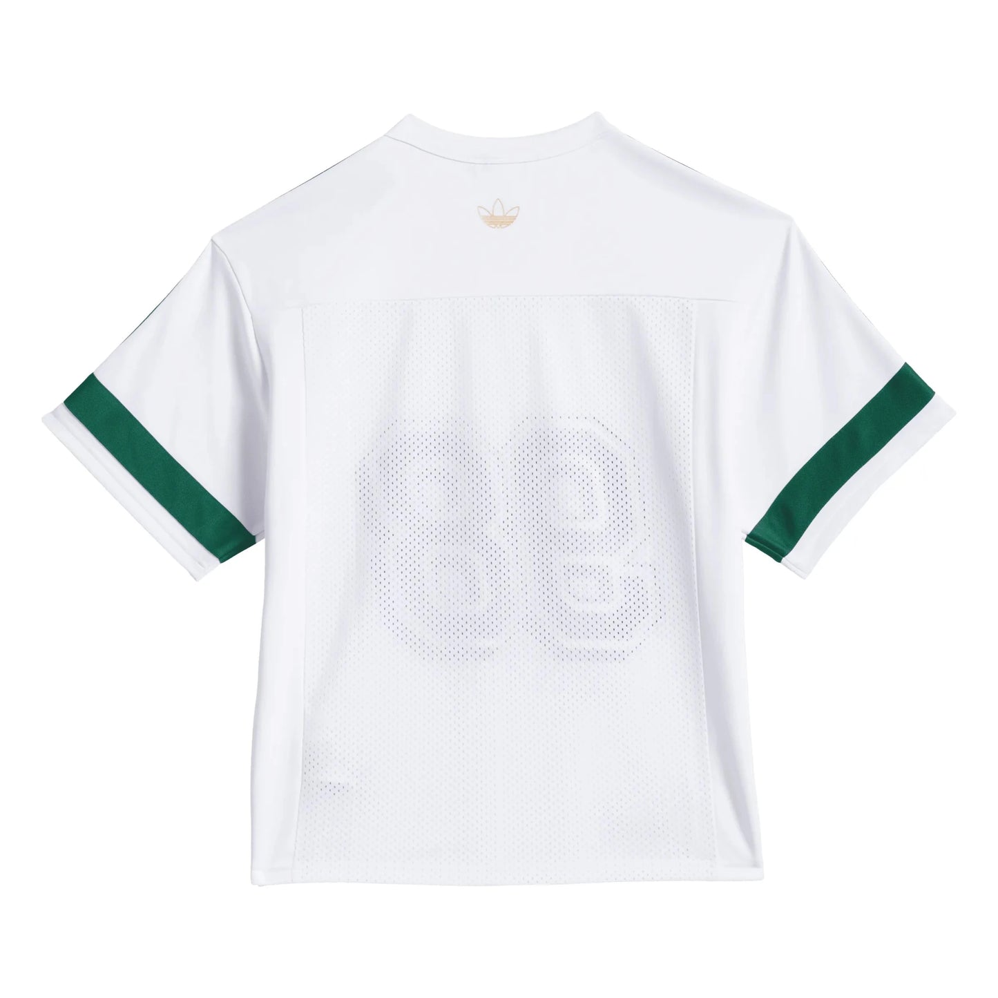 Adidas Tyshawn Jersey, white/ice gold met./collegiate green - Tiki Room Skateboards - 6