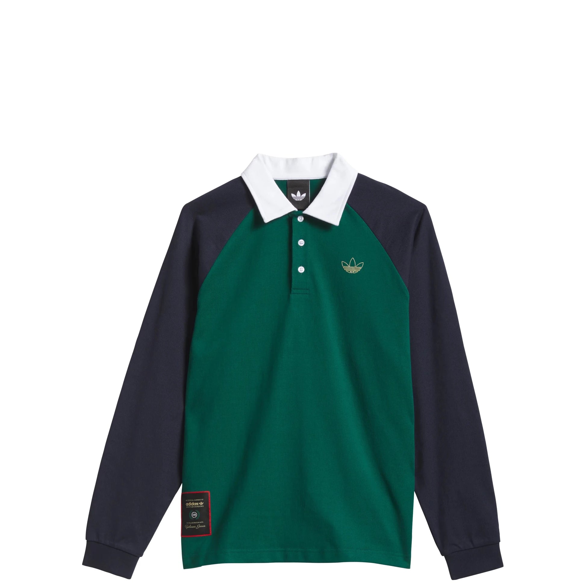 Adidas Tyshawn Rugby, collegiate green/legend ink - Tiki Room Skateboards - 1