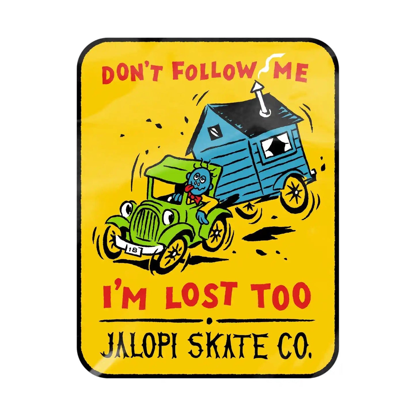 Anti Hero Don't Follow Me Sticker - Tiki Room Skateboards - 1