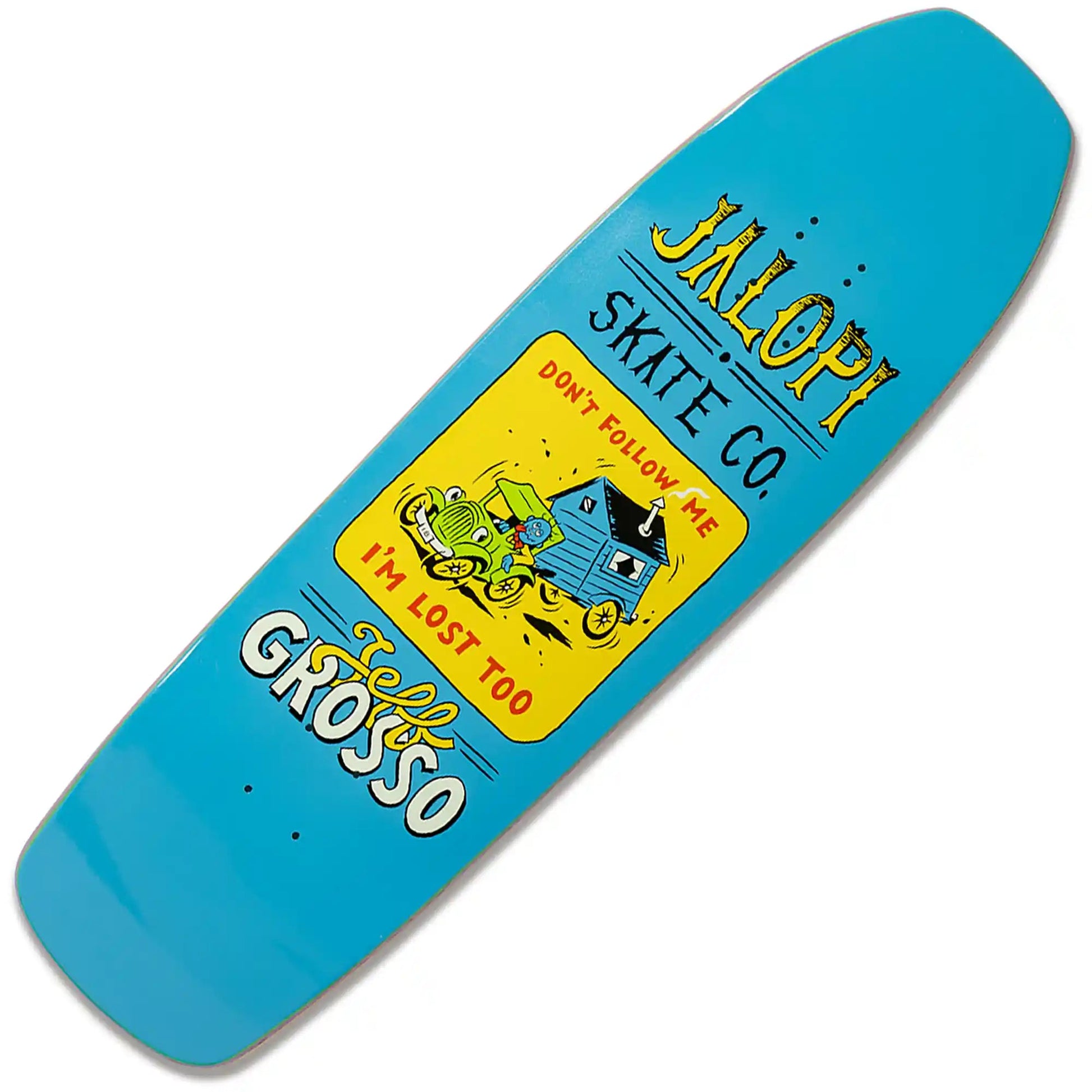 Anti Hero Grosso Jalopi Returns Deck Square Top Rails (9.25") - Tiki Room Skateboards - 1