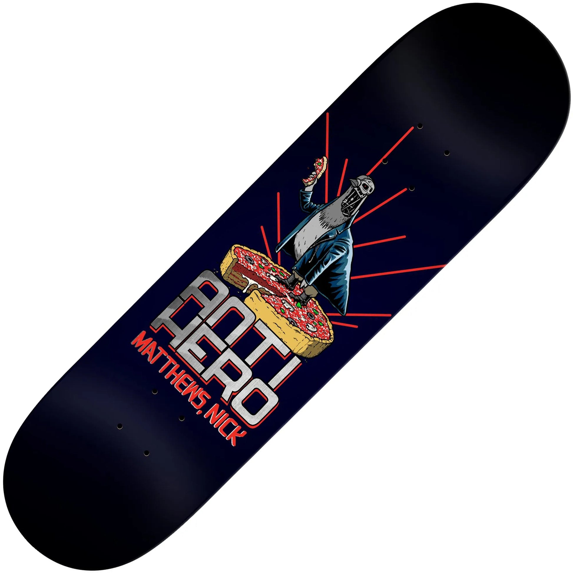 Anti Hero Matthews P2: Judgement Day Deck (8.38"), black - Tiki Room Skateboards - 1