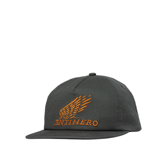 Anti Hero Motorized Snapback, charcoal/orange - Tiki Room Skateboards - 1