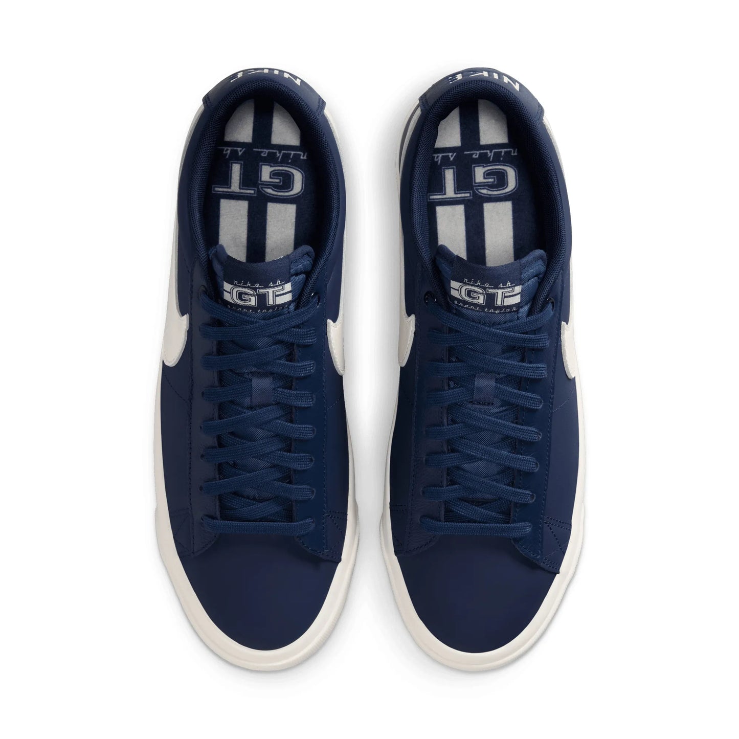 Nike SB Blazer Low Pro Gt, blue void/sail-blue void — available at TIKI ROOM