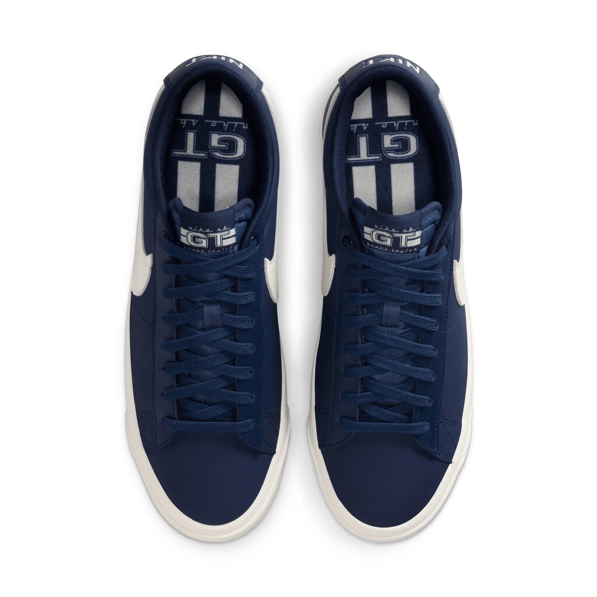 Nike SB Blazer Low Pro Gt, blue void/sail-blue void — available at TIKI ROOM