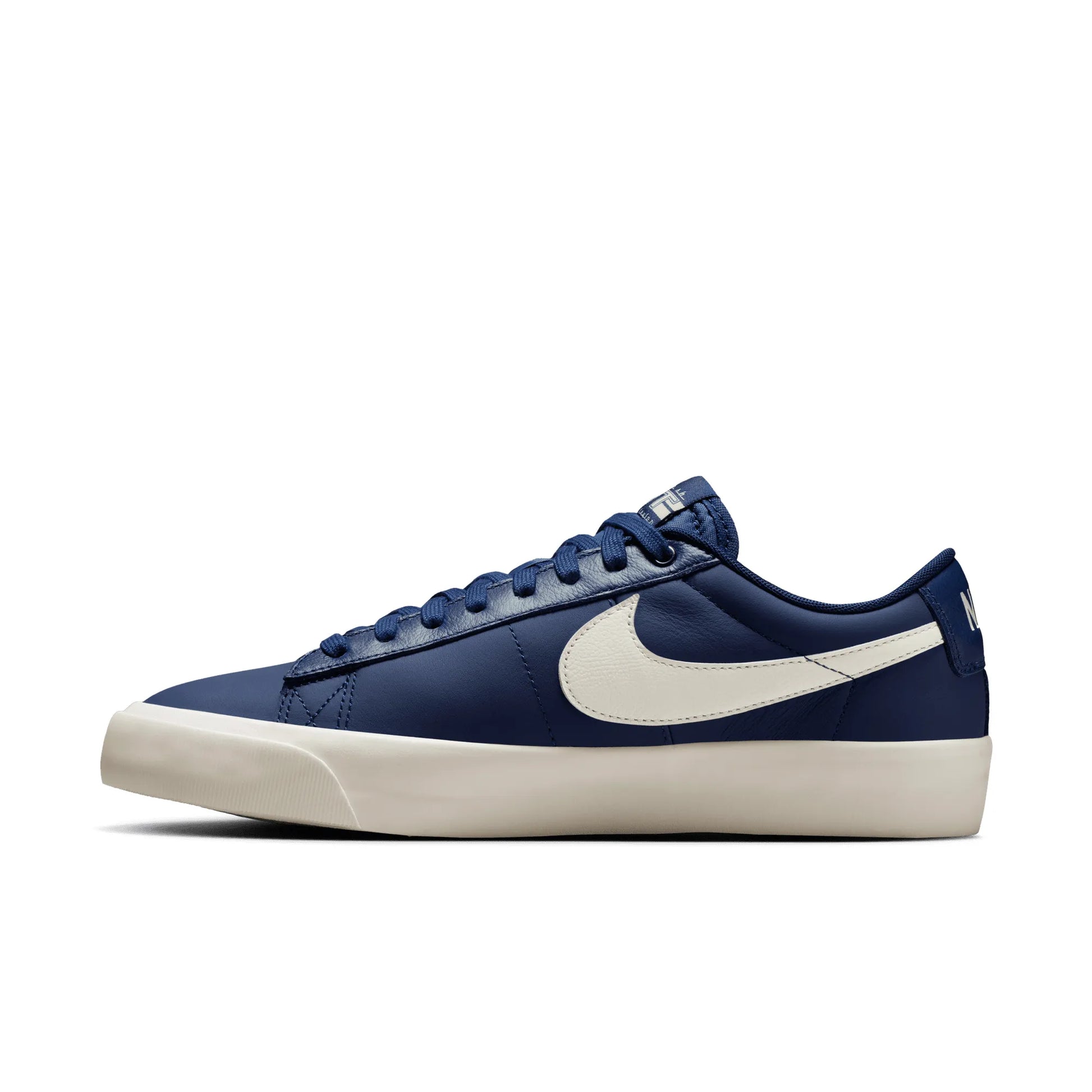 Nike SB Blazer Low Pro Gt, blue void/sail-blue void — available at TIKI ROOM