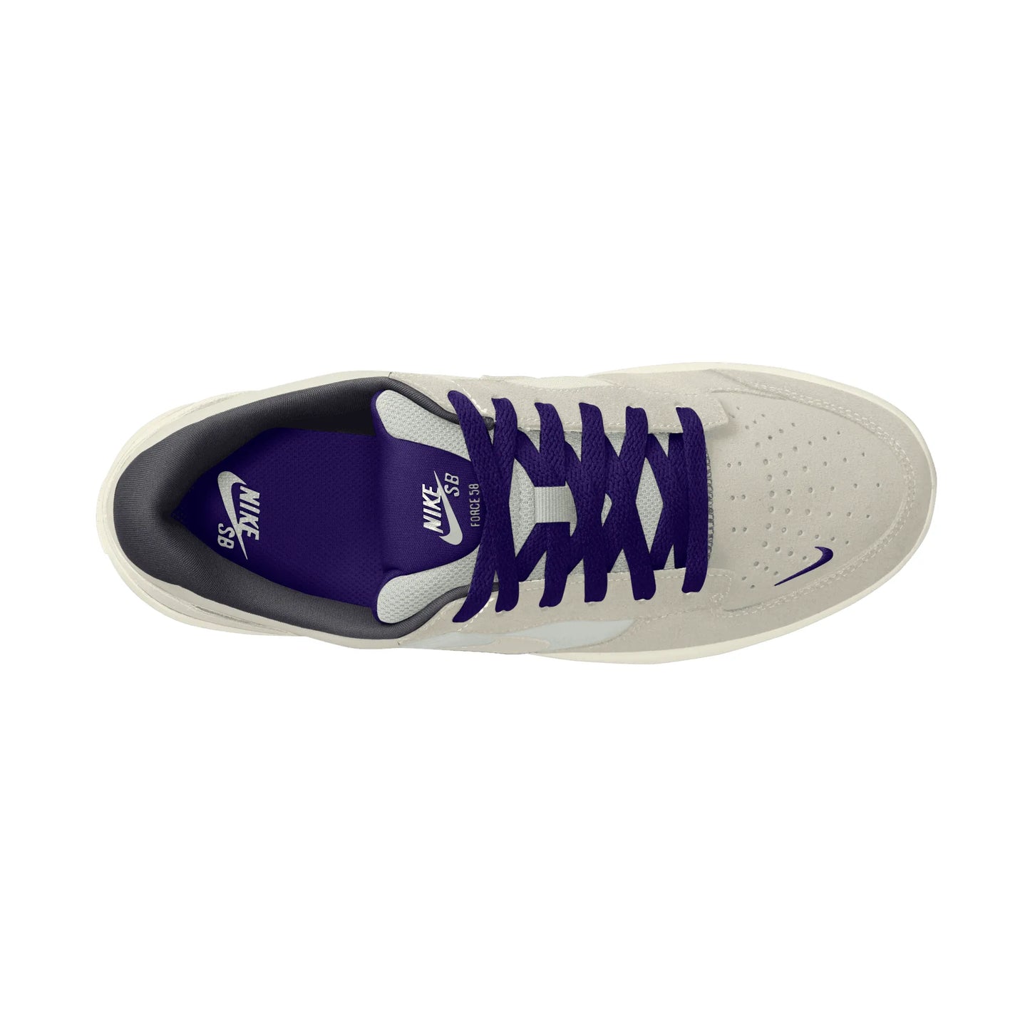 Nike SB Force 58, phantom/court purple-summit white