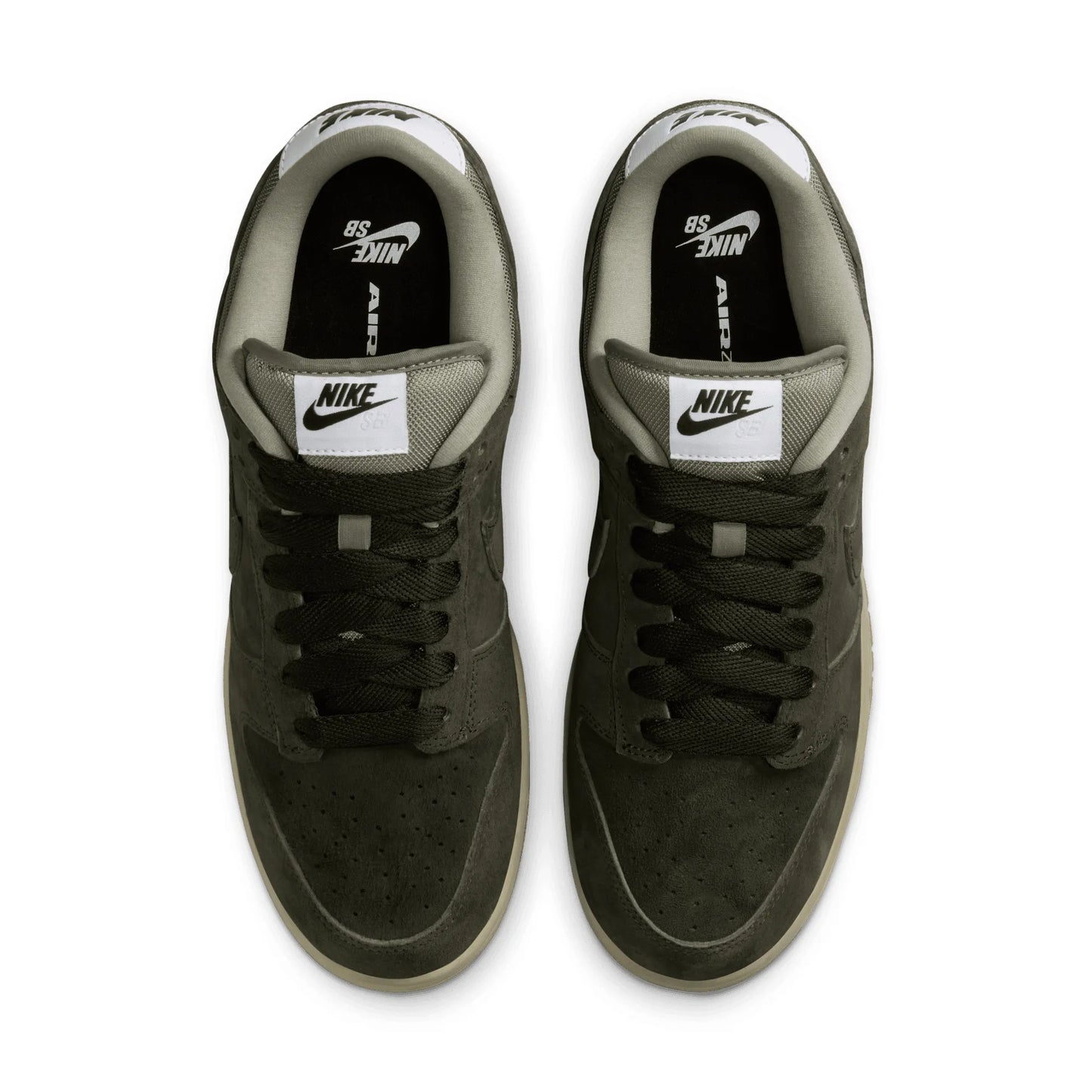 Nike SB Dunk Low Pro B, sequoia/sequoia-light army-white — available at TIKI ROOM